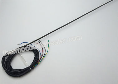 中国 Jのタイプ熱電対および黒いシリコーン ケーブルが付いている熱いランナー ケーブルのヒーター サプライヤー