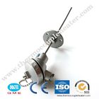 Assembly K And J Type Thermocouple Rtd Temp Sensor With Flange For Industrial Use