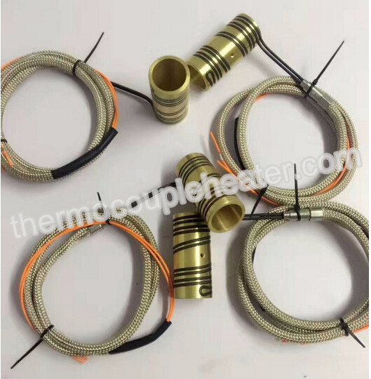 Brass / mica nozzle heater for injection machine copper / mica heating element