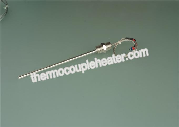 ワイヤーを保護する 100mm の熱電対 RTD センサーの調査のガラス繊維
