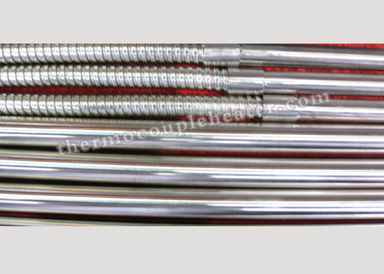 金属スクリーンの袖が付いている発熱体のカートリッジ ヒーターを処理するプラスチック