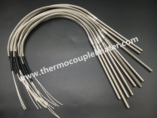 割れたカートリッジ ヒーターは長い穴から容易に挿入し、取除いた