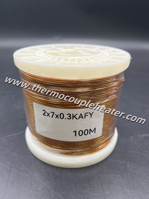 熱対ケーブル KAPTON 隔熱とシェイプタイプK 20AWG