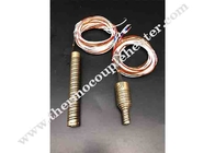 Brass Nozzle Spring Coil Heaters For Hot Runner System With Thermocouple J