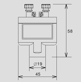 Silver TS Temperture Sensor Component , Stainless Steel Industrial Heating Elements