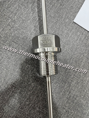 RTD Sensor Duplex PT100 Double Elements 6-wire Mineral Insulated Probe