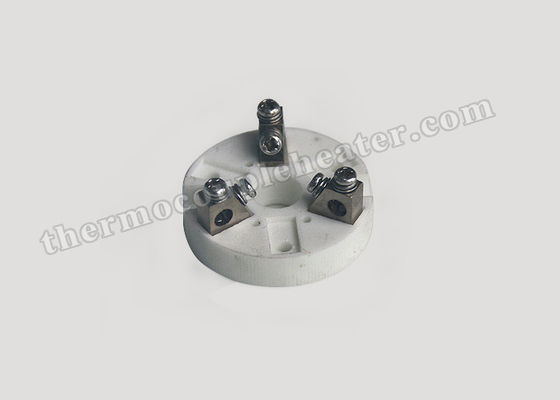 Ceramic Thermocouple Components , Porcelain Steatite Thermocouple Terminal Block