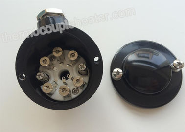 黒い色のアルミニウム ヨーロッパの熱電対の関係の頭部 KD/DIN B