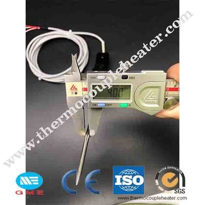 鋭いポイントとのステンレス鋼RTDの温度検出器PT100様式