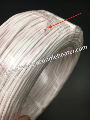 テフロン絶縁材の赤い白のRTD PT100の補償ケーブル3x24AWG