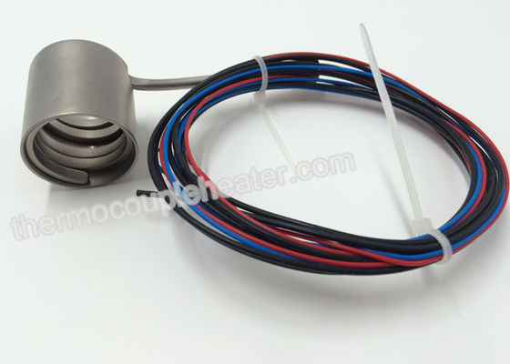 Height 31MM Coil Heater With Stainless Steel Armor Outside And Type J Thermocouple