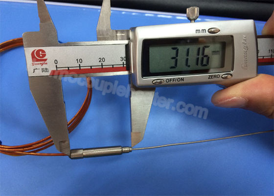 Kaptonのケーブルおよび金属の転移の1.0MMのタイプK Jの熱いランナーの熱電対RTD