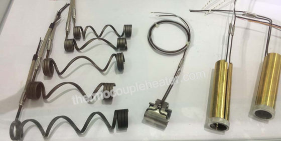 3x3Mmのばねの熱電対RTDの真鍮の管が付いている熱いランナーのコイル・ヒーター