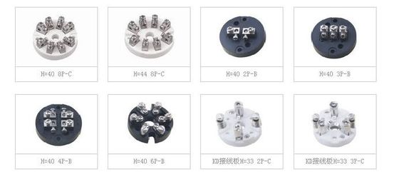 熱電対の部品C-3P-Cの陶磁器のブロックは、上塗を施してある黄銅21 - 30にAWGニッケルを被せます