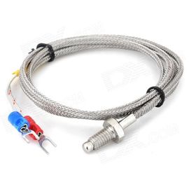 ステンレス鋼の編みこみのスクリーンとの1メートルの絶縁材ワイヤー熱電対RTD