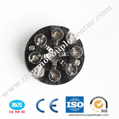 めっきされた真鍮の熱電対の陶磁器のターミナル ブロック白い色にニッケルを被せなさい