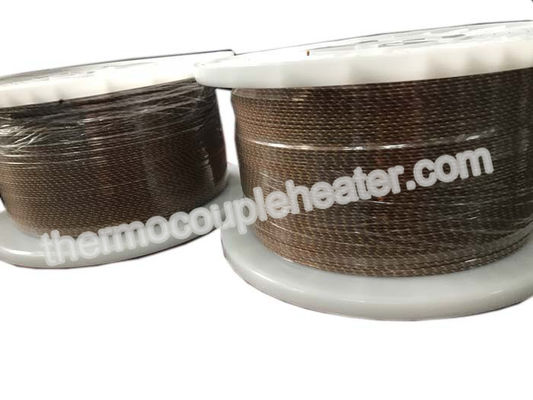 Kのガラス繊維の熱電対償いケーブル24AWGの固体、アメリカの標準をタイプして下さい