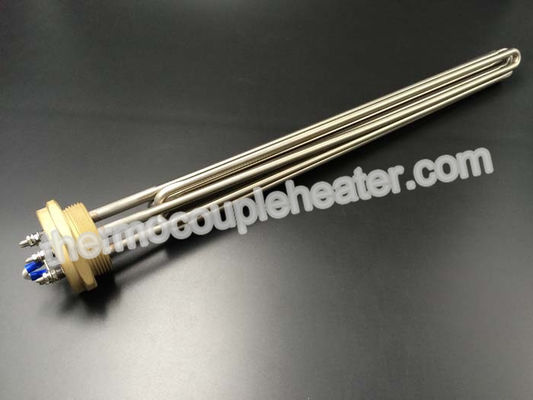洗浄タンク暖房のための3つの要素の産業管状のヒーター/フランジの投込み電熱器