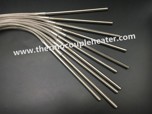 割れたカートリッジ ヒーターは長い穴から容易に挿入し、取除いた