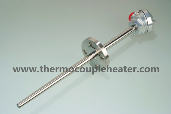 フランジThermowellとの温度検出器の熱電対RTD PT100