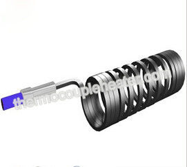 3*3 Industrial Injection Mould Hot Runner Coil Heaters With K J Thermocouple