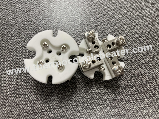 熱電対の陶磁器のターミナル ブロックD Sery 33mm D-4P-CS