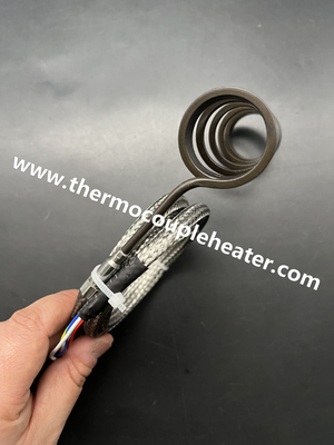 スパイラルヒーター 横断 3.2x3.2mm 様々なサイズ ラジアル出口