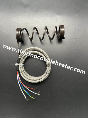 スパイラルヒーター 横断 3.2x3.2mm 様々なサイズ ラジアル出口