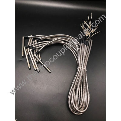 L 形 柔軟な金属管の電気カートリッジヒーター