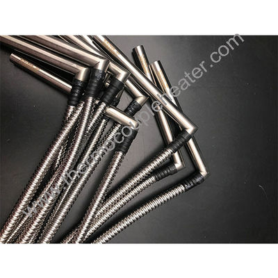 L 形 柔軟な金属管の電気カートリッジヒーター