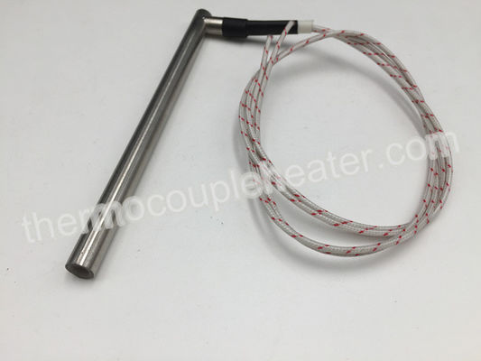 200V 300Wの90度の肘のガラス繊維が付いている電気カートリッジ ヒーターは導きます