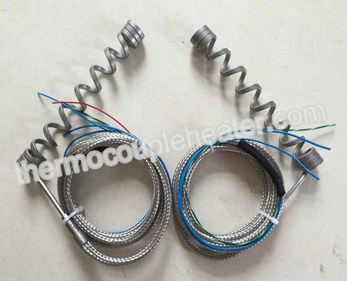 プラスチック鋳造物のための金属の網の導線の真鍮のノズルが付いている熱いランナーのコイル・ヒーター