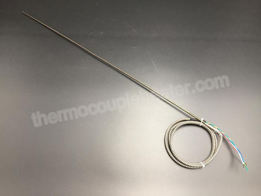 Straight Microtubular Coil Heaters 4.2 x 2.2 Mm J Type Thermocouple For Plastic Mold