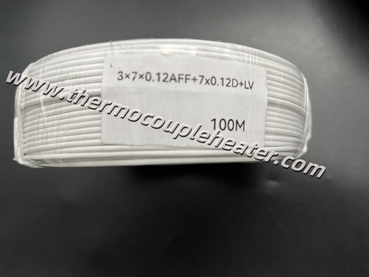 RTD PT100 拡張ケーブル テフロン アル・フォイルシールドと排水線で隔離