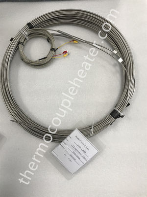 ステンレス鋼おおわれたDia 1.0mm 1.5mm 3.0mm 6.0mmのタイプK/j/nの調査のタイプ熱電対