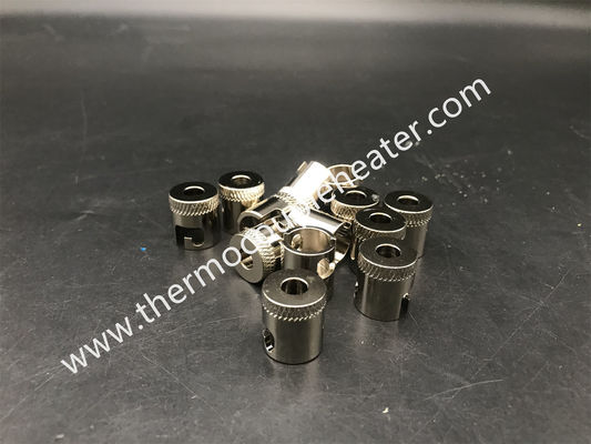 ニッケルめっき真鍮製バヨネットキャップ、シングルスロット、スプリング型熱電対用