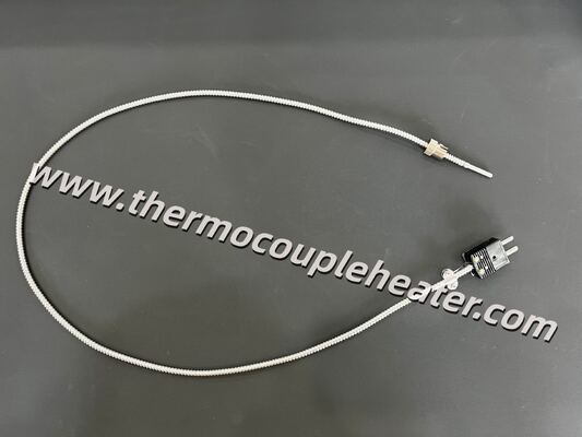 Type J Bayonet Thermocouple With Metal Hose Protection Industrial Grade