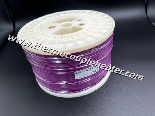 ANSI Type E 延長グレード熱電対線：24AWG PFAテフロン/テフロン絶縁