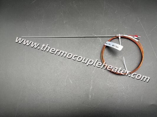 Fast-Response Type J Thermocouple: Φ1.5mm Probe with High-Temp Kapton Lead Cable