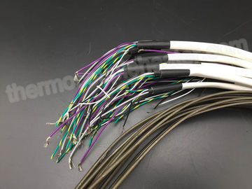 Jの4.2x2.2mmコイル/ケーブルのヒーターは熱電対および白いシリコーンによってニスをかけられるケーブルをタイプします