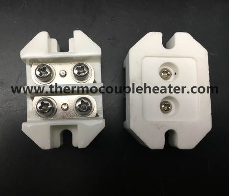 高温陶磁器のコネクター白い艶をかけられた250V - 25A