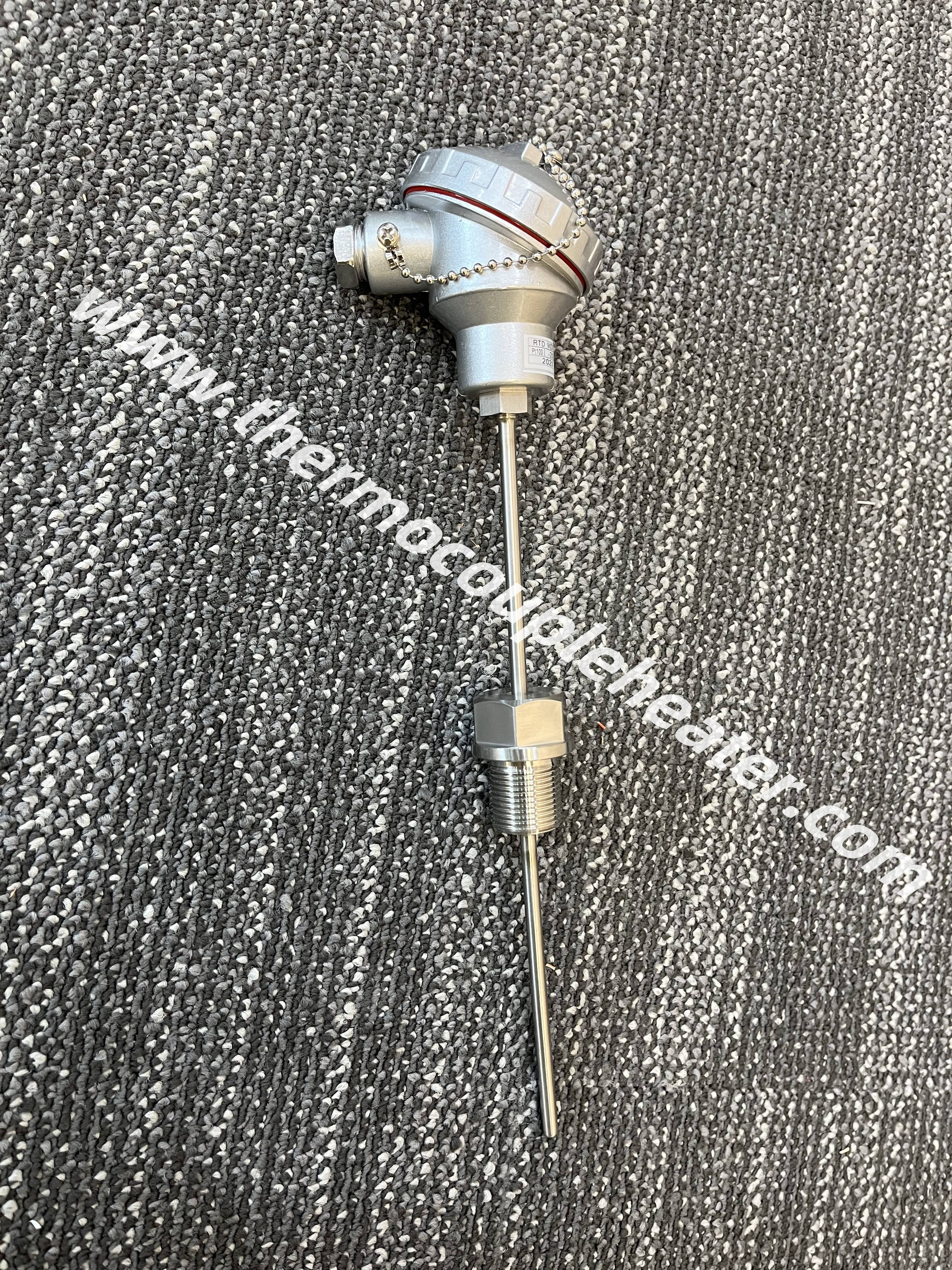 RTD Sensor Duplex PT100 Double Elements 6-wire Mineral Insulated Probe