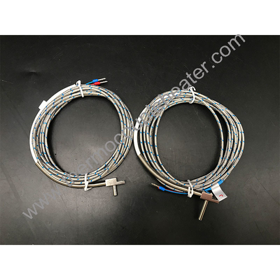 タイプK/J 温度センサー スクロールタイプ 熱対 4x12mm と 4x25mm 3メートル