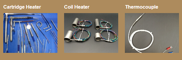 熱電対が付いている良質の熱いランナーのばねのコイルのノズルのヒーター