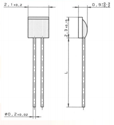 薄膜 PT100 要素 RTD センサー ドイツ製 ヘラエウス